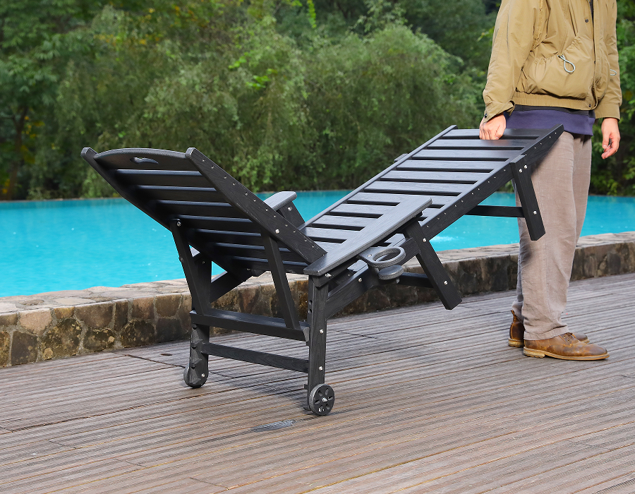 ست سالن 2 بسته HDPE مینیمالیست Adirondack سفید خالص