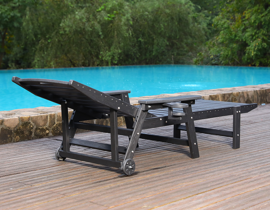 ست سالن 2 بسته HDPE مینیمالیست Adirondack سفید خالص