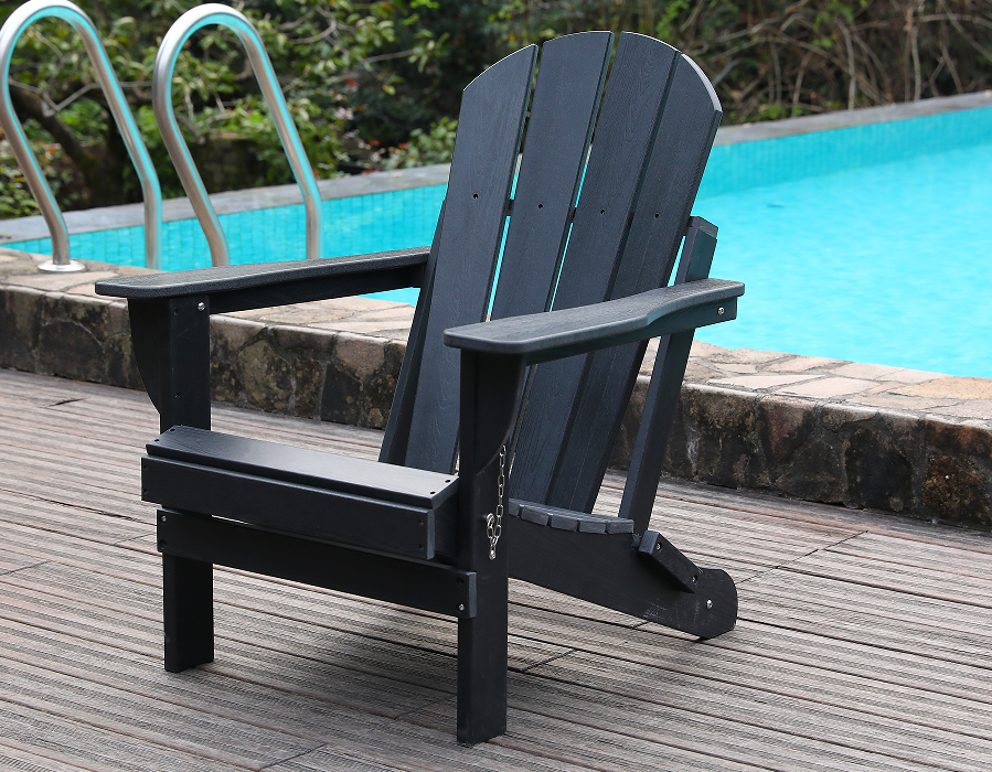 صندلی قورباغه ای تمام آب و هوا HDPE Adirondack