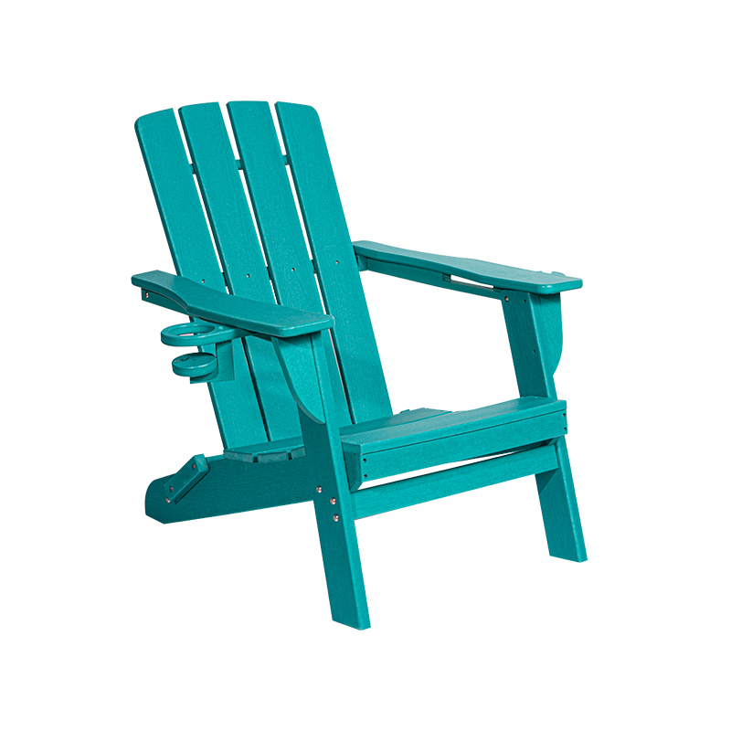 صندلی کوچک HDPE Adirondack Lake Blue با سخت افزار فولاد ضد زنگ