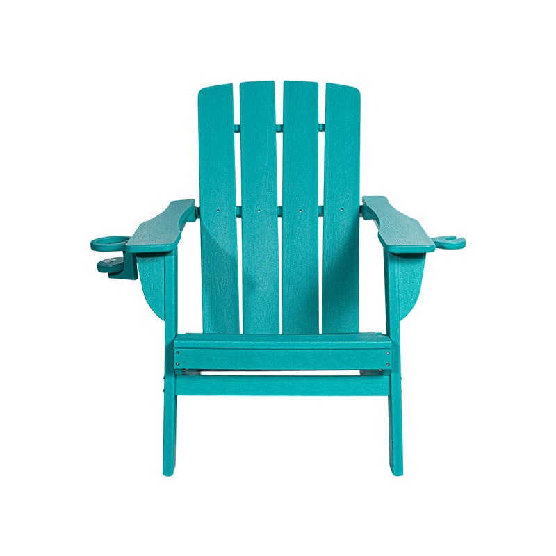 صندلی کوچک HDPE Adirondack Lake Blue با سخت افزار فولاد ضد زنگ